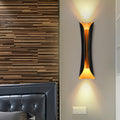 Curl Black Metal Wall Sconce