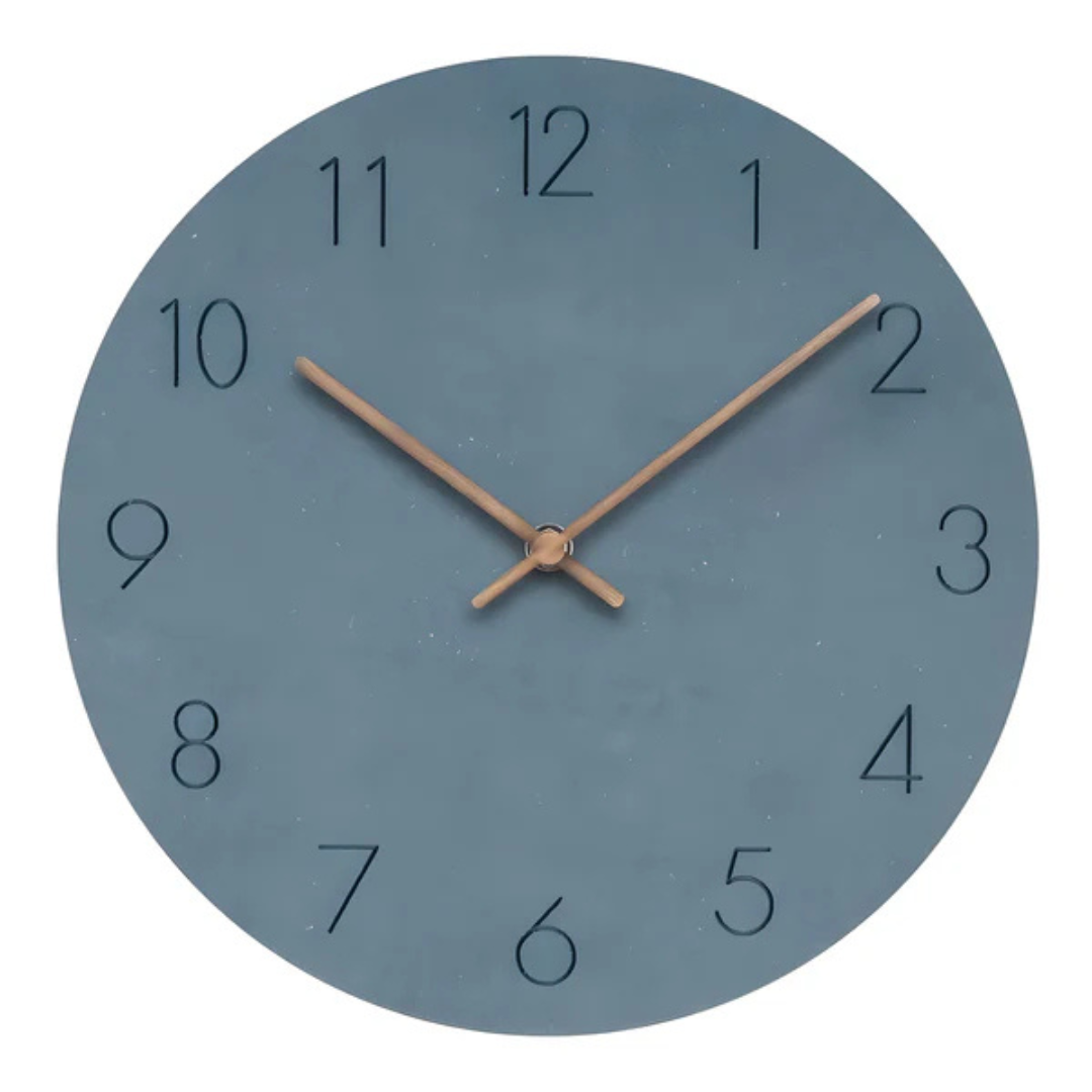 Nork Minimalist Wood Wall Clock