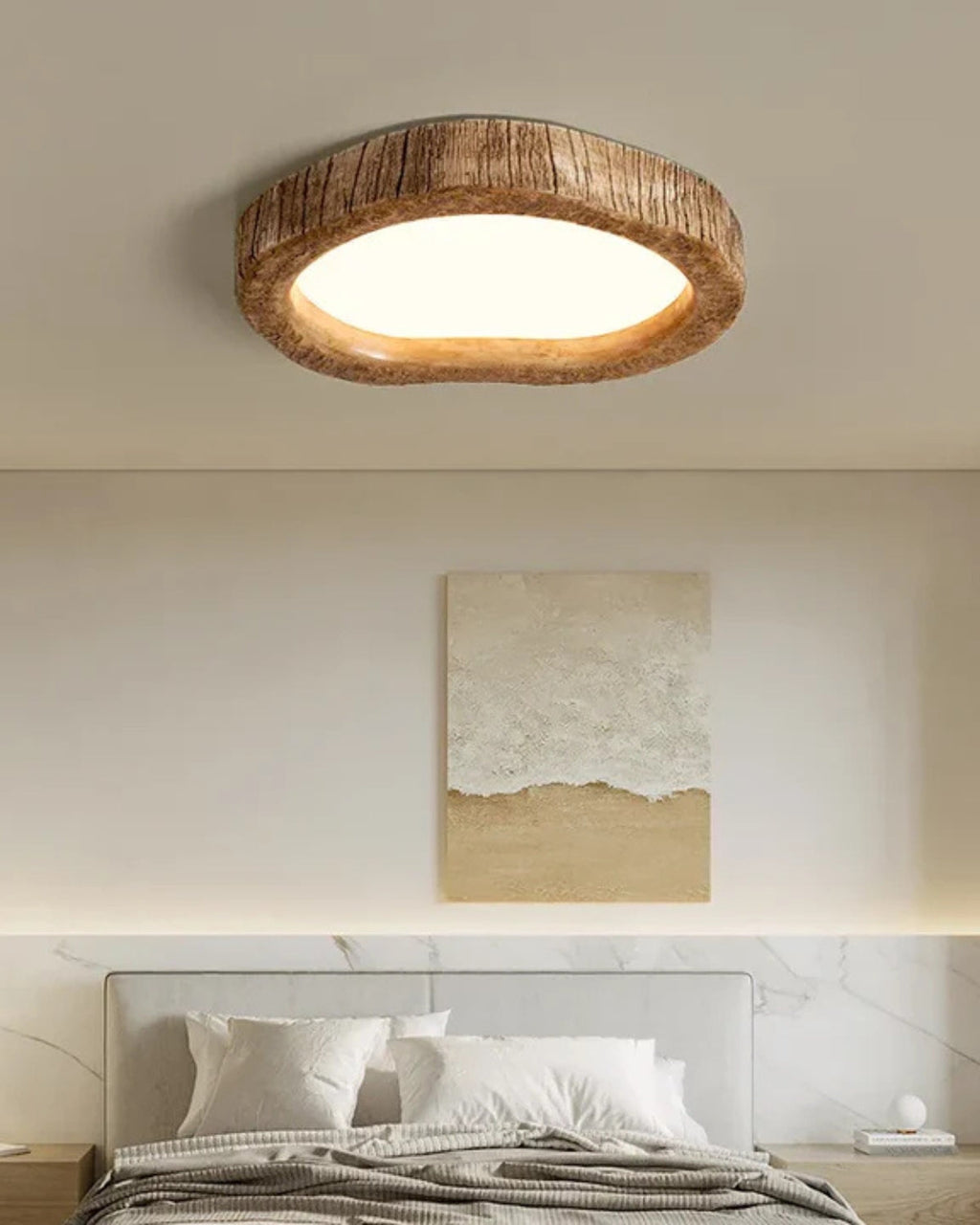 Le Halo Bois Wood LED Ceiling Light