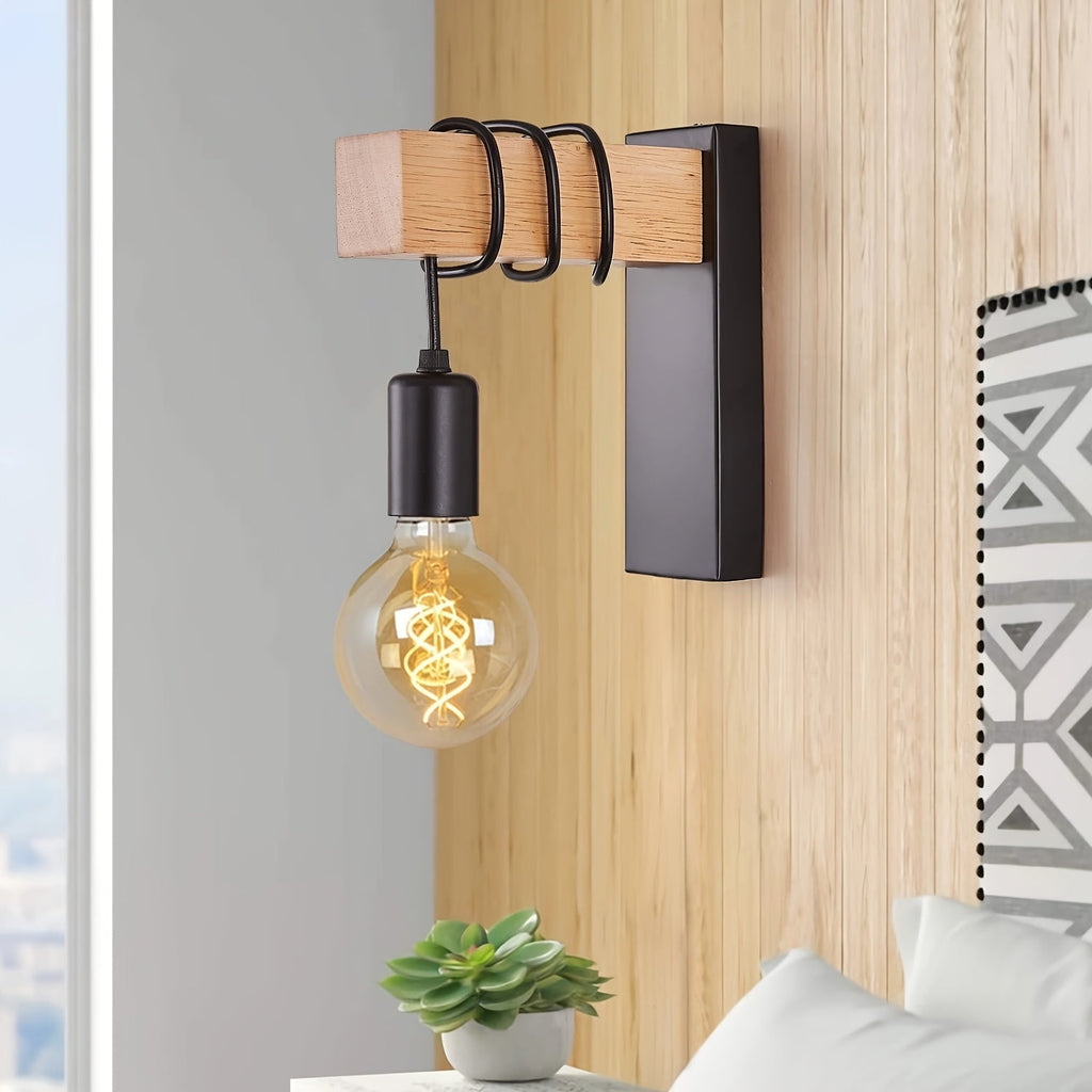 Modern Industrial Metal Wall Sconce