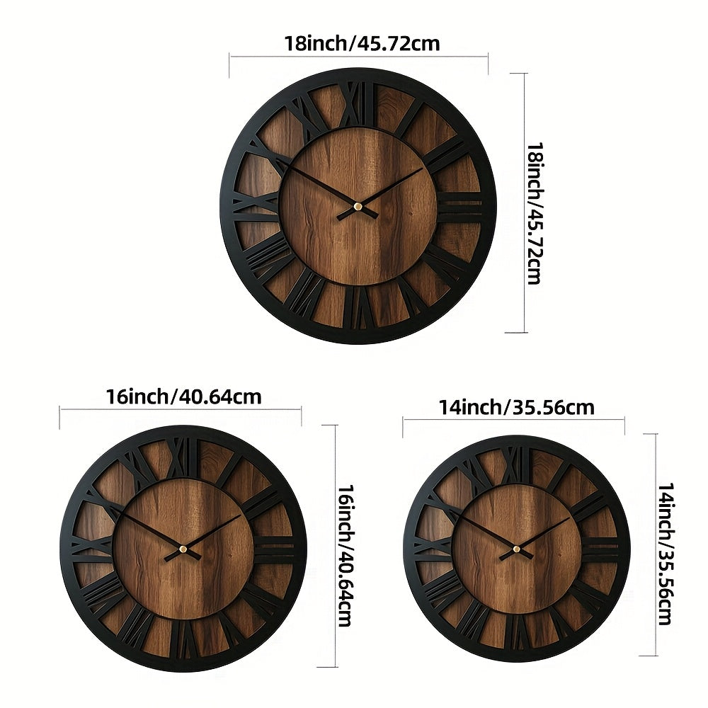 Vintage Roman Numeral Wall Clock