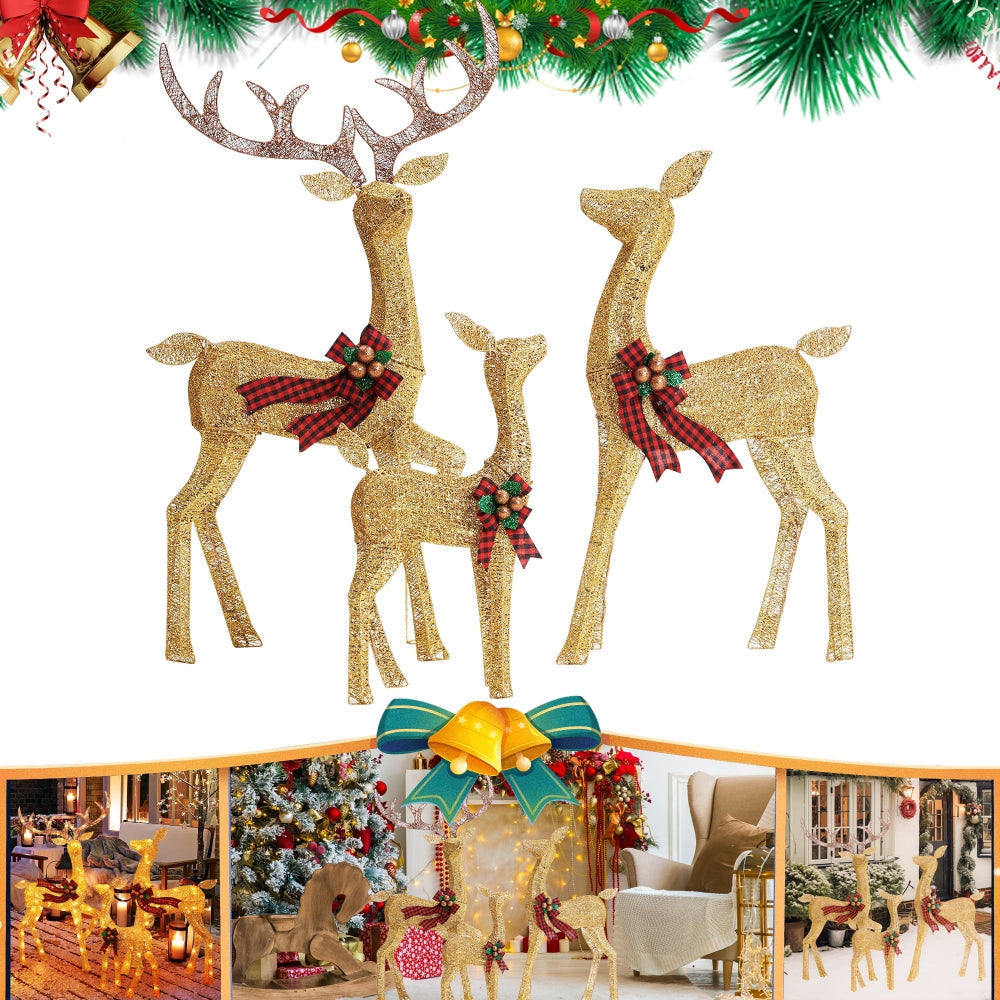 Tuinverlichting Kerst Rendieren Set Waterdicht LED Buiten Decor - Image 14