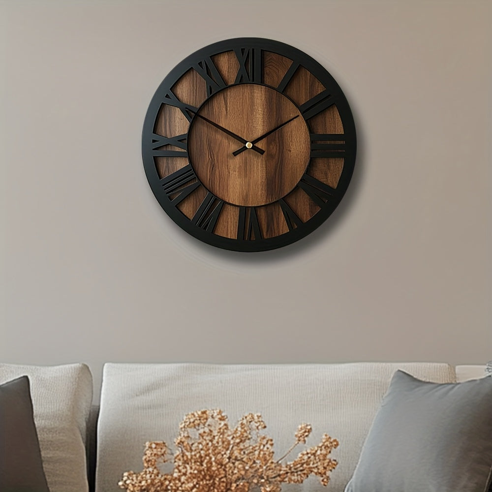 Vintage Roman Numeral Wall Clock