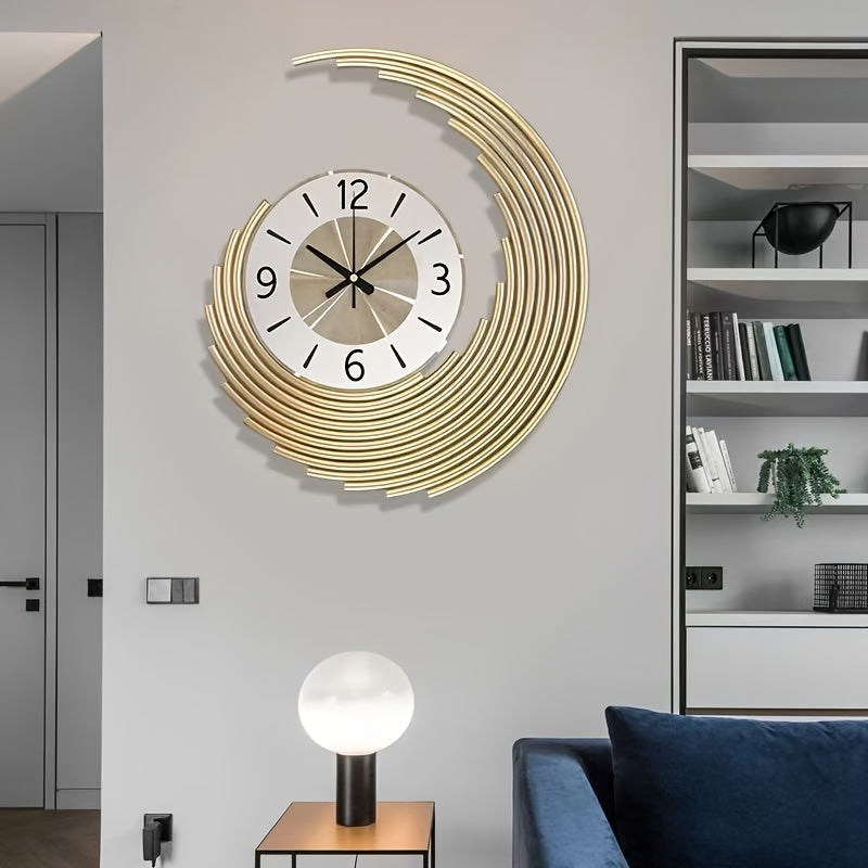 Modern 3D Metal Wall Clock