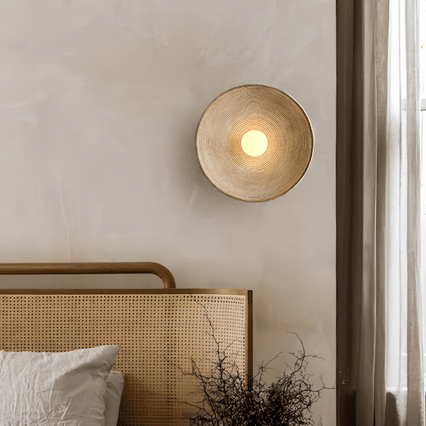 Rustic Wood LED Wall Sconce
