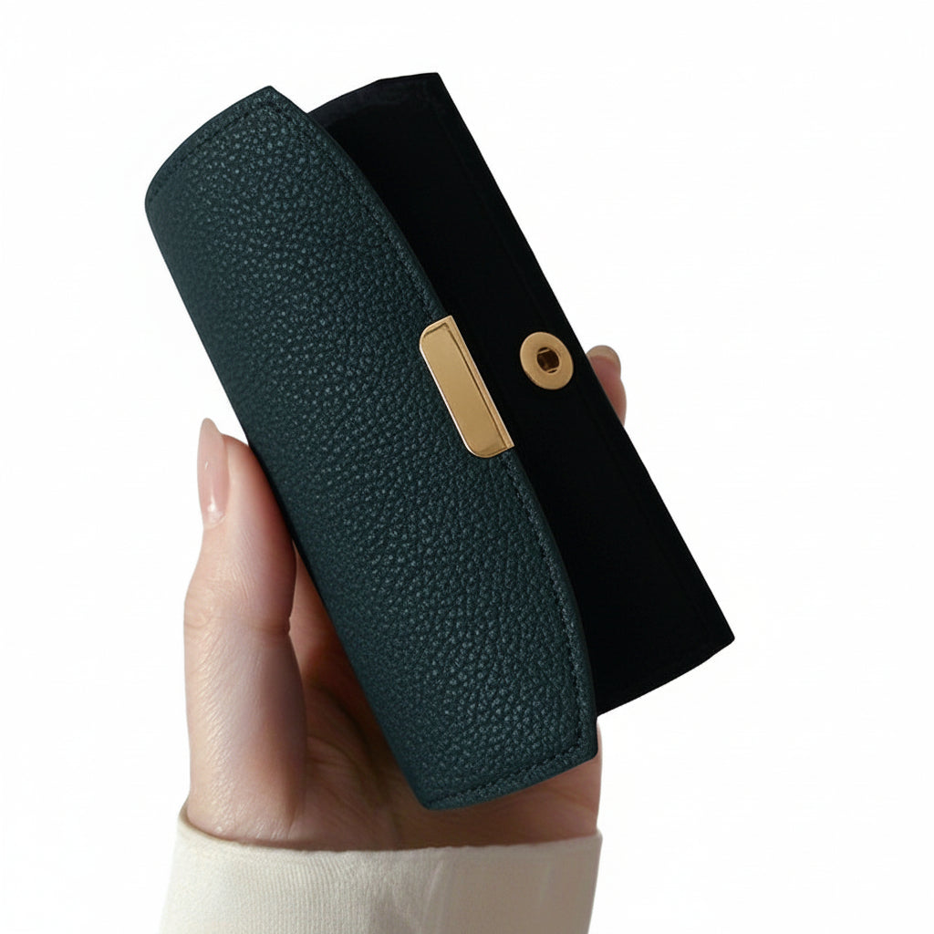 Snap Closure Travel Jewellery Case