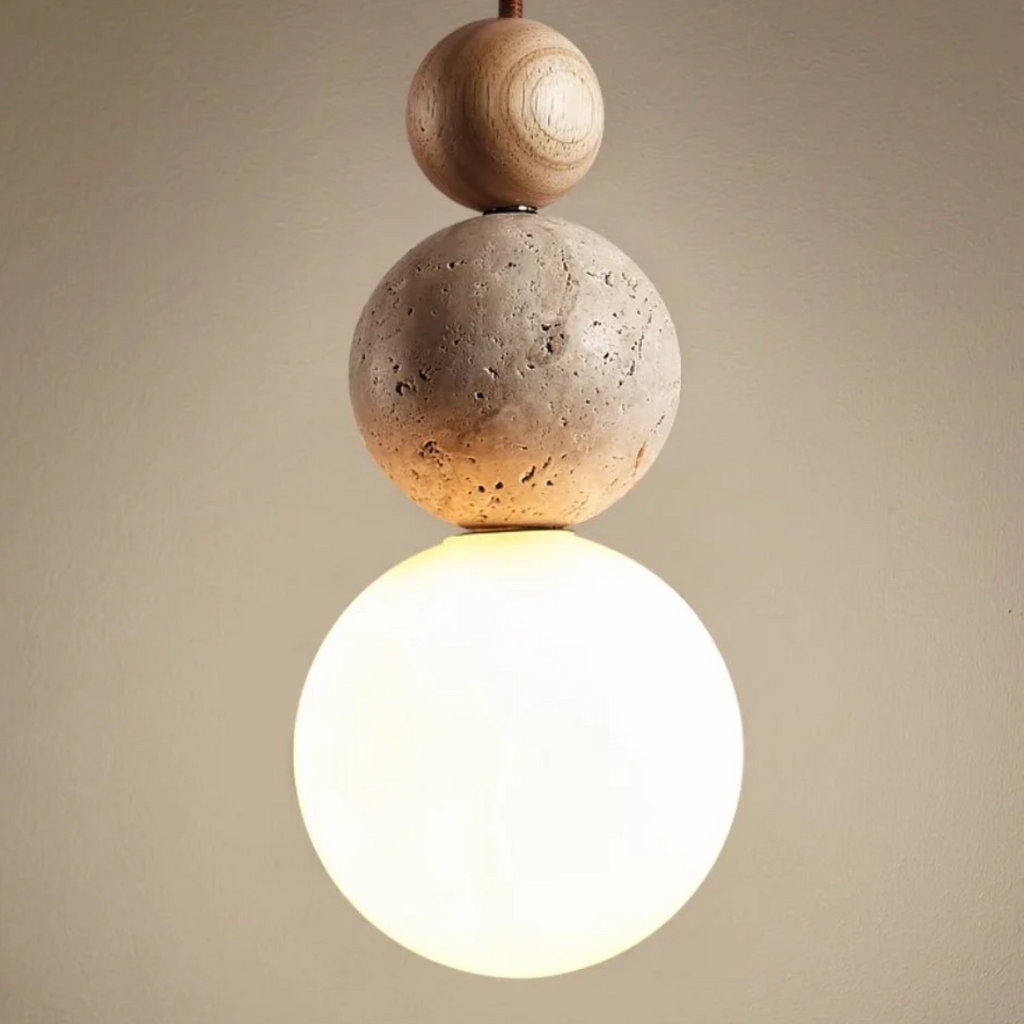 Cleonice Travertine Pendant Light