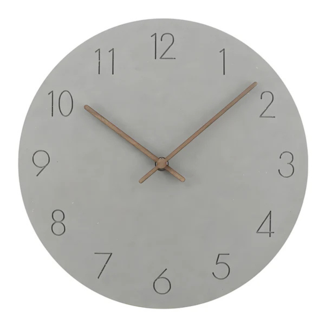 Nork Minimalist Wood Wall Clock