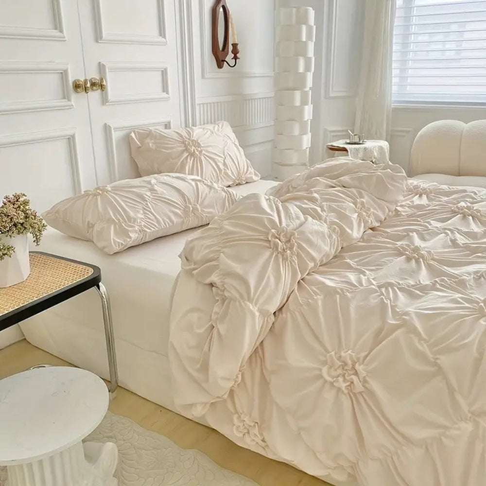 Ruffle Flower Quilt Cover Set - Image 5