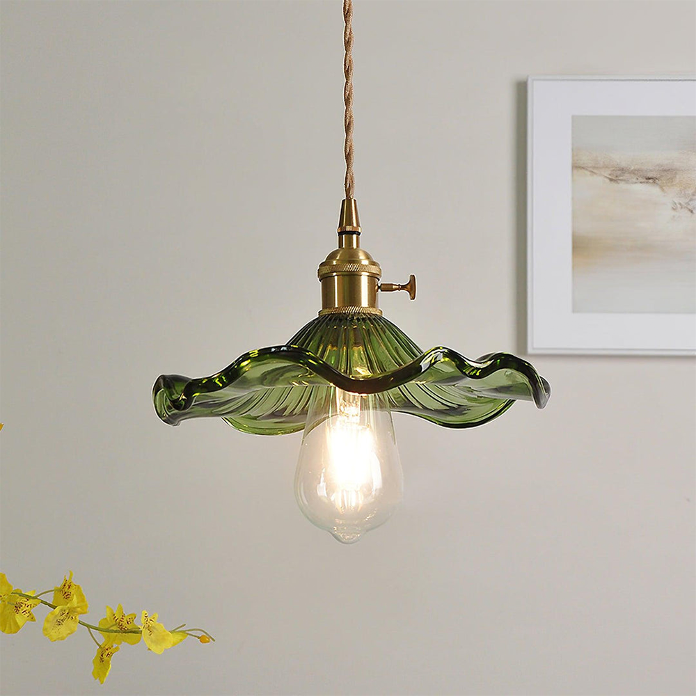 Flower Glass LED Pendant Light