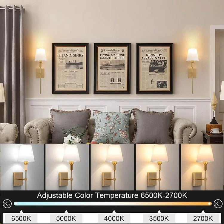 Rechargeable Wireless Wall Light 2 Pack