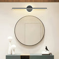 Luxe Black & Gold Mirror Wall Light
