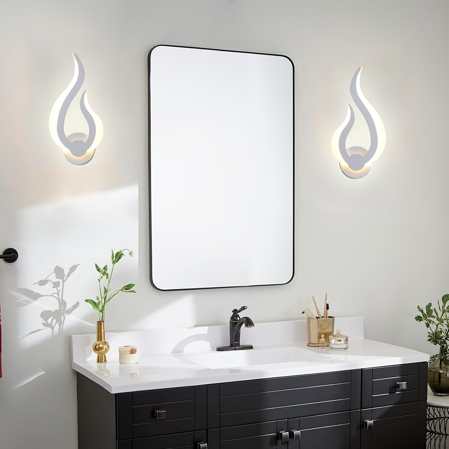 Flame Effect LED Wall Light 10W