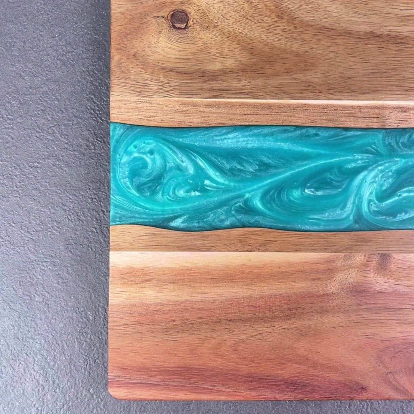 Resin River Acacia Charcuterie Board