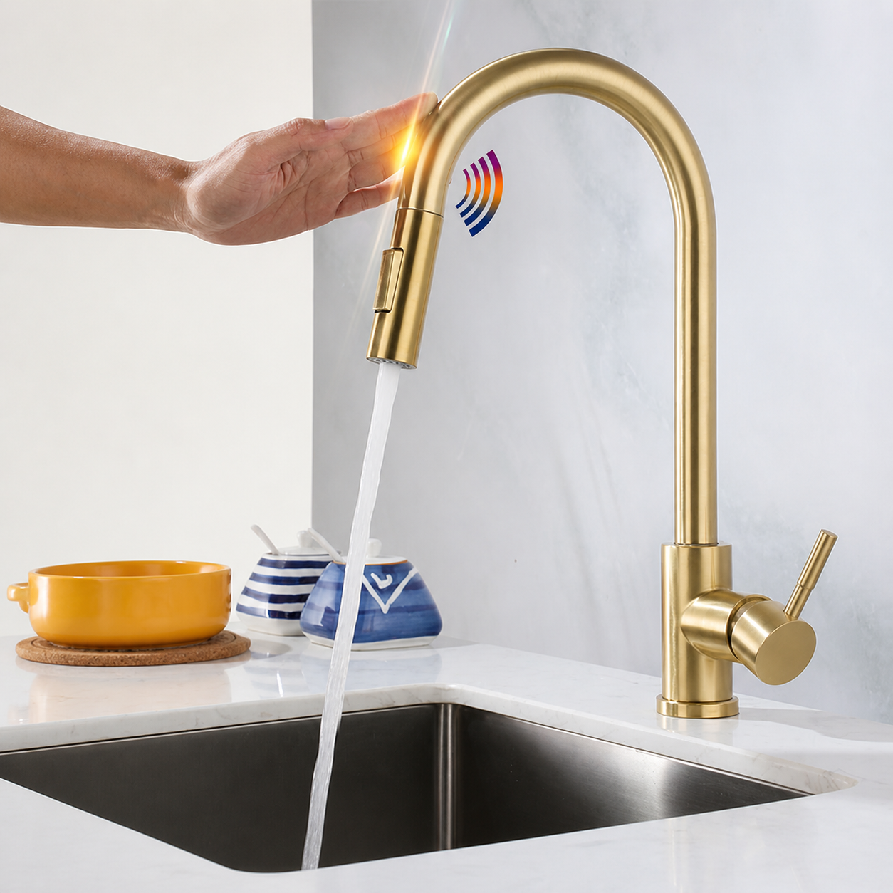 Single Handle Pull Out Kitchen Faucet