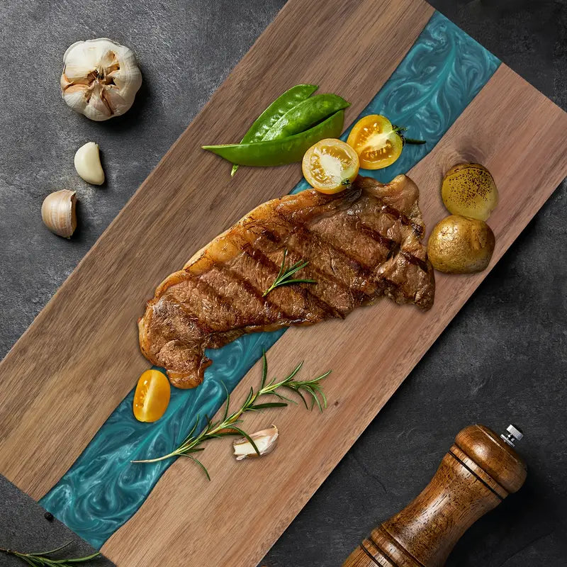 Resin River Acacia Charcuterie Board