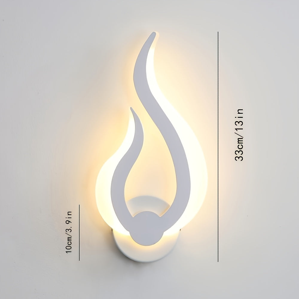 Flame Effect LED Wall Light 10W
