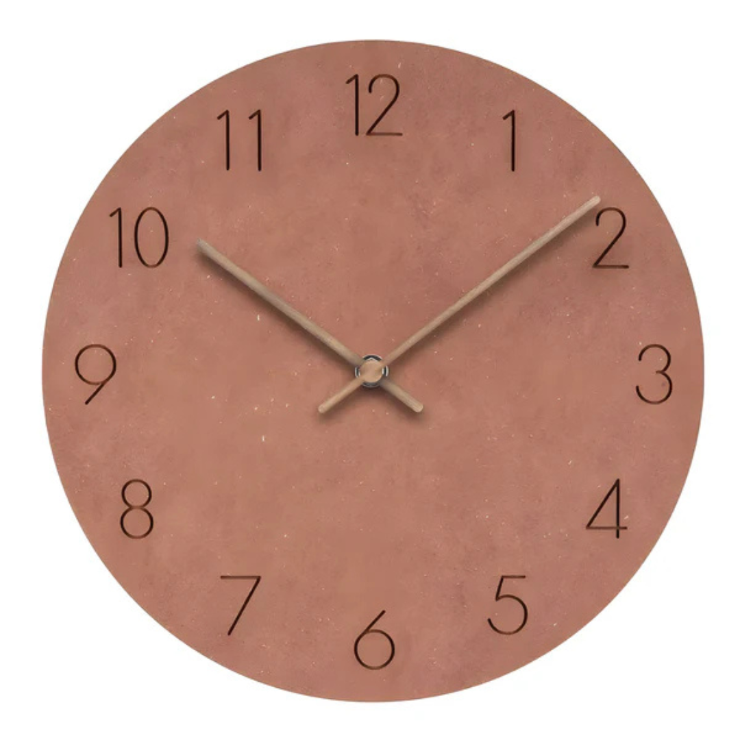 Nork Minimalist Wood Wall Clock