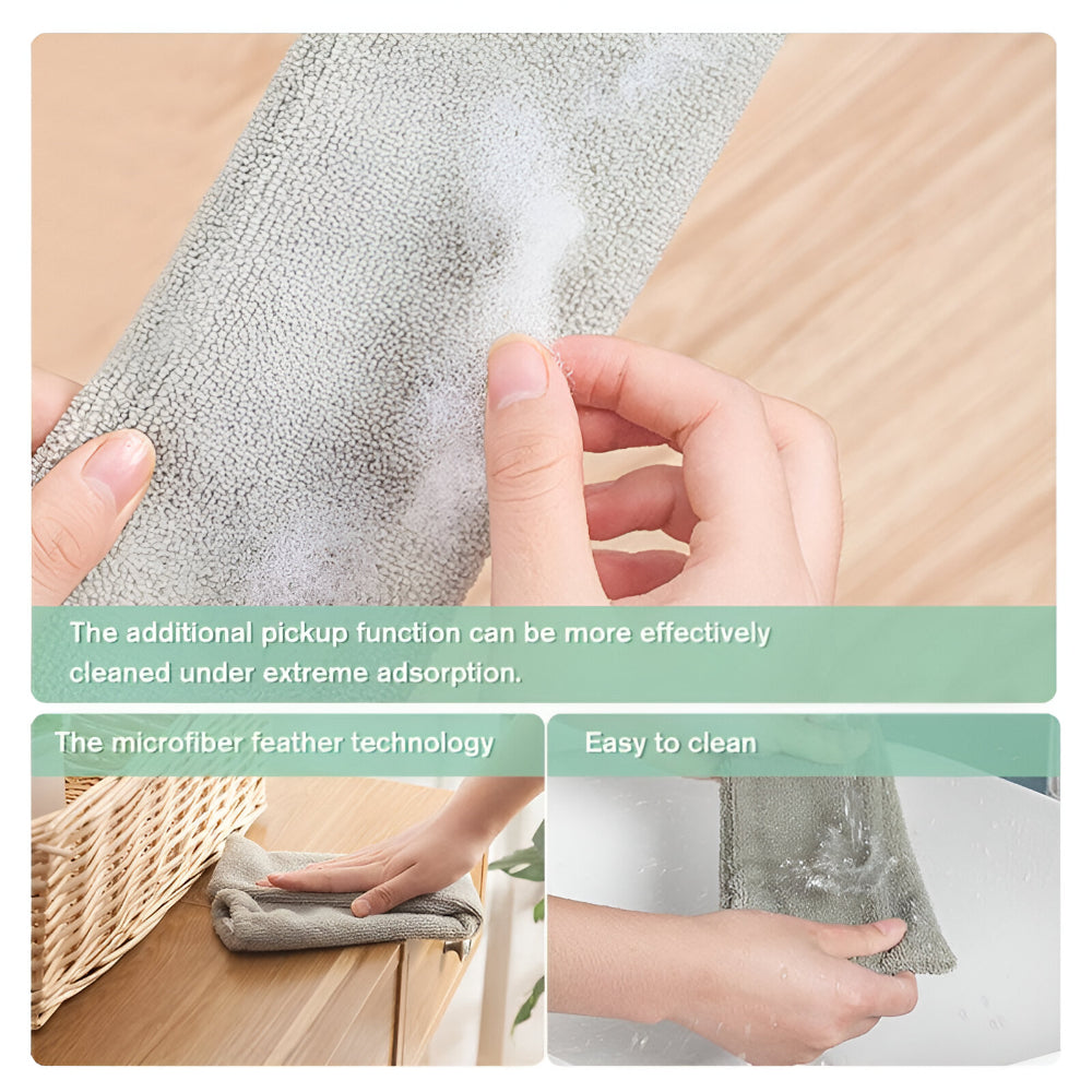 Retractable Gap Cleaning Microfibre Mop
