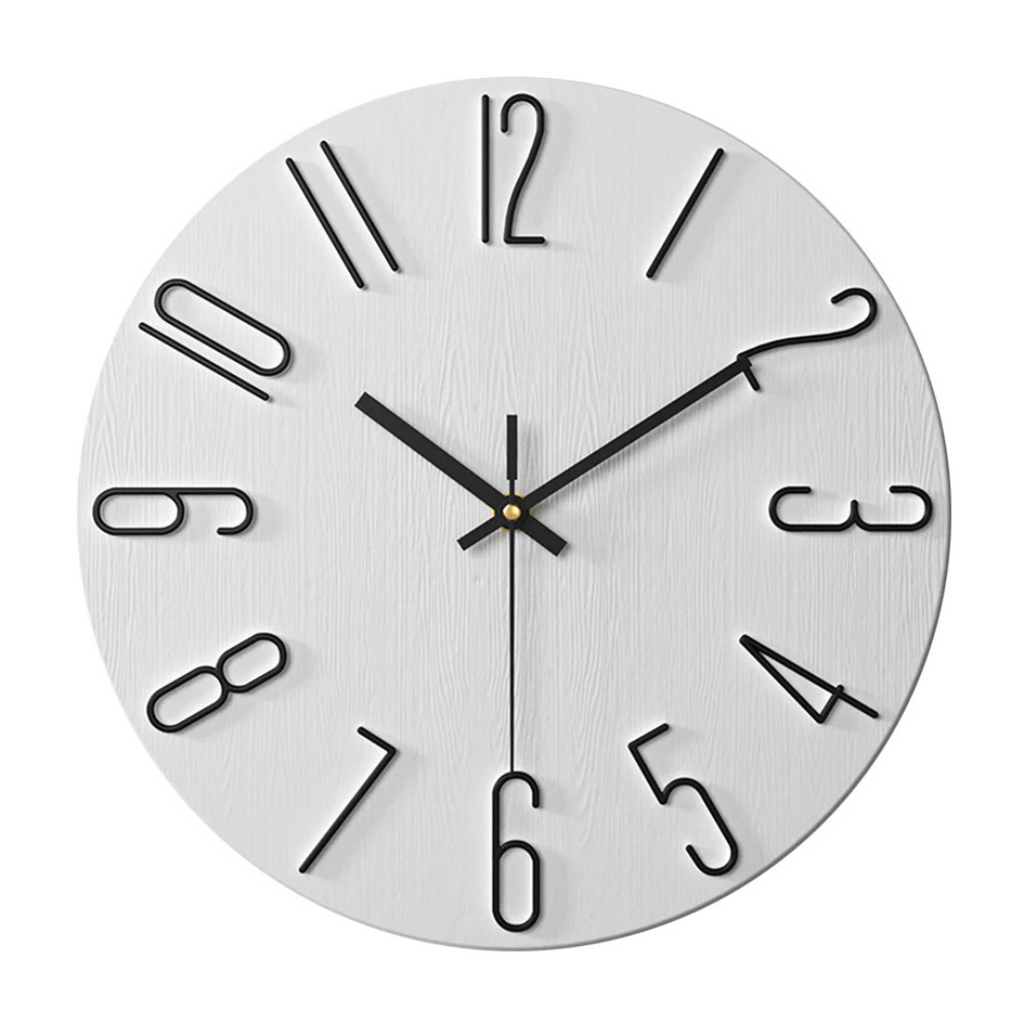 Noble Minimalist Gold Wall Clock