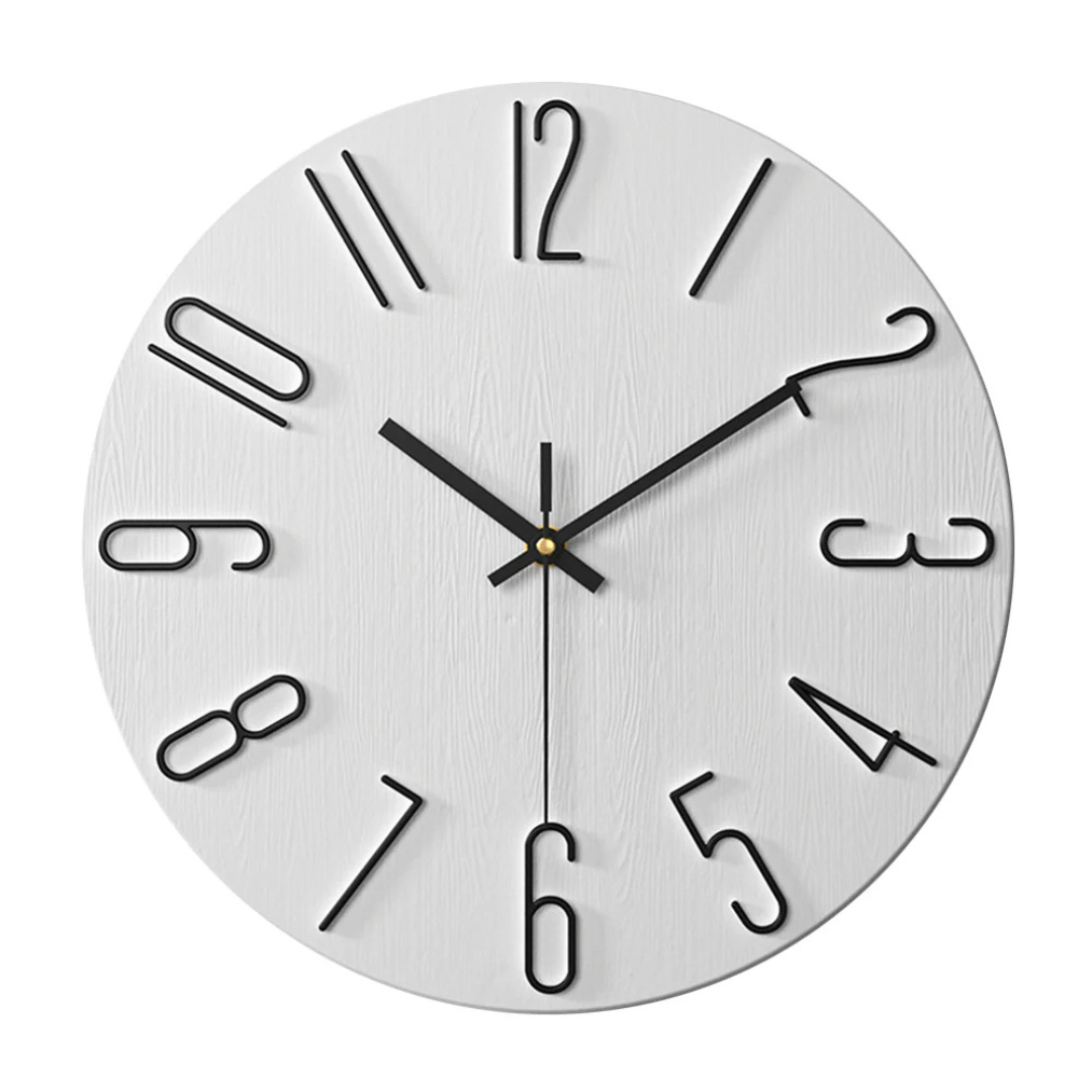 Noble Minimalist Gold Wall Clock