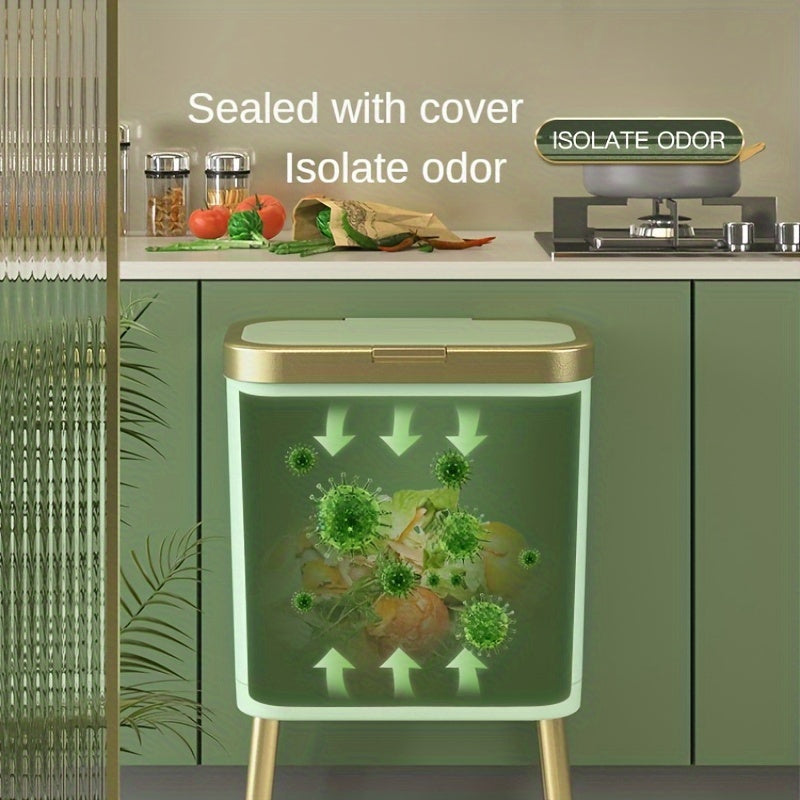 15L Odour Sealing Bin with Elevated Legs