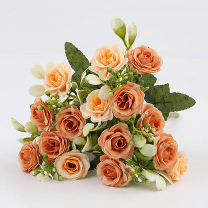 Artificial Hanging Rose Flower Basket