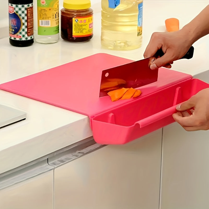 2-in-1 Chopping Board with Storage Box