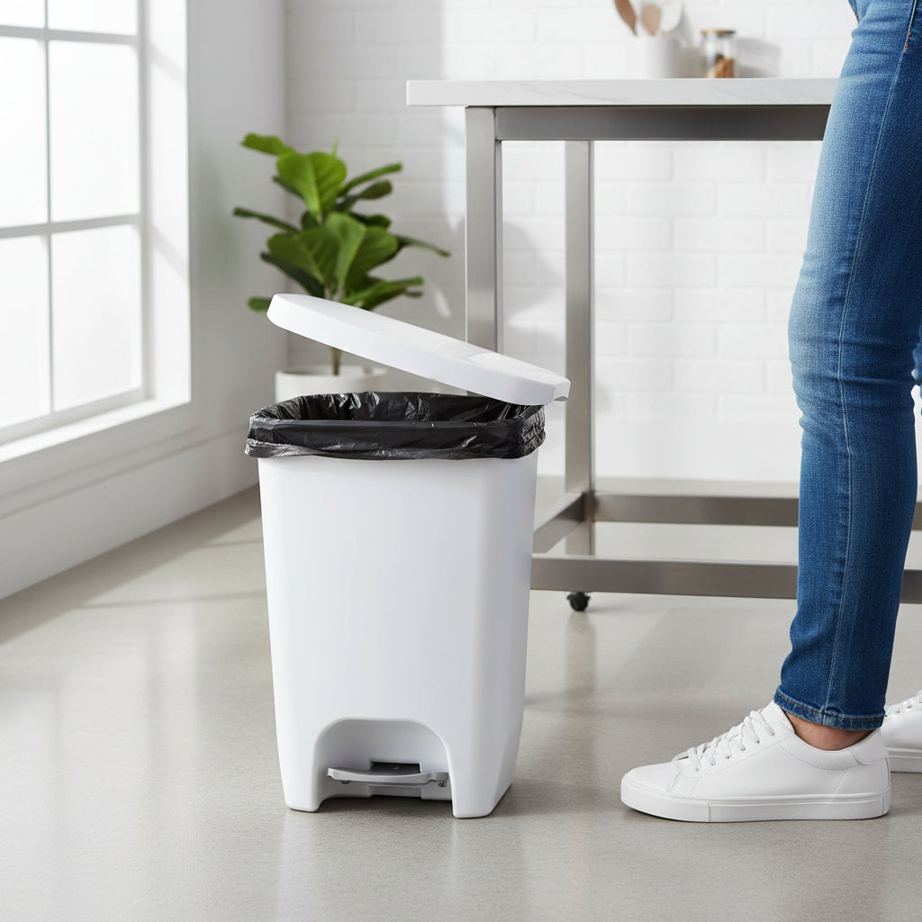 13 Gallon Step Pedal Kitchen Bin