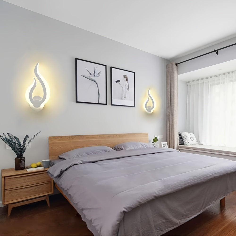 Flame Effect LED Wall Light 10W