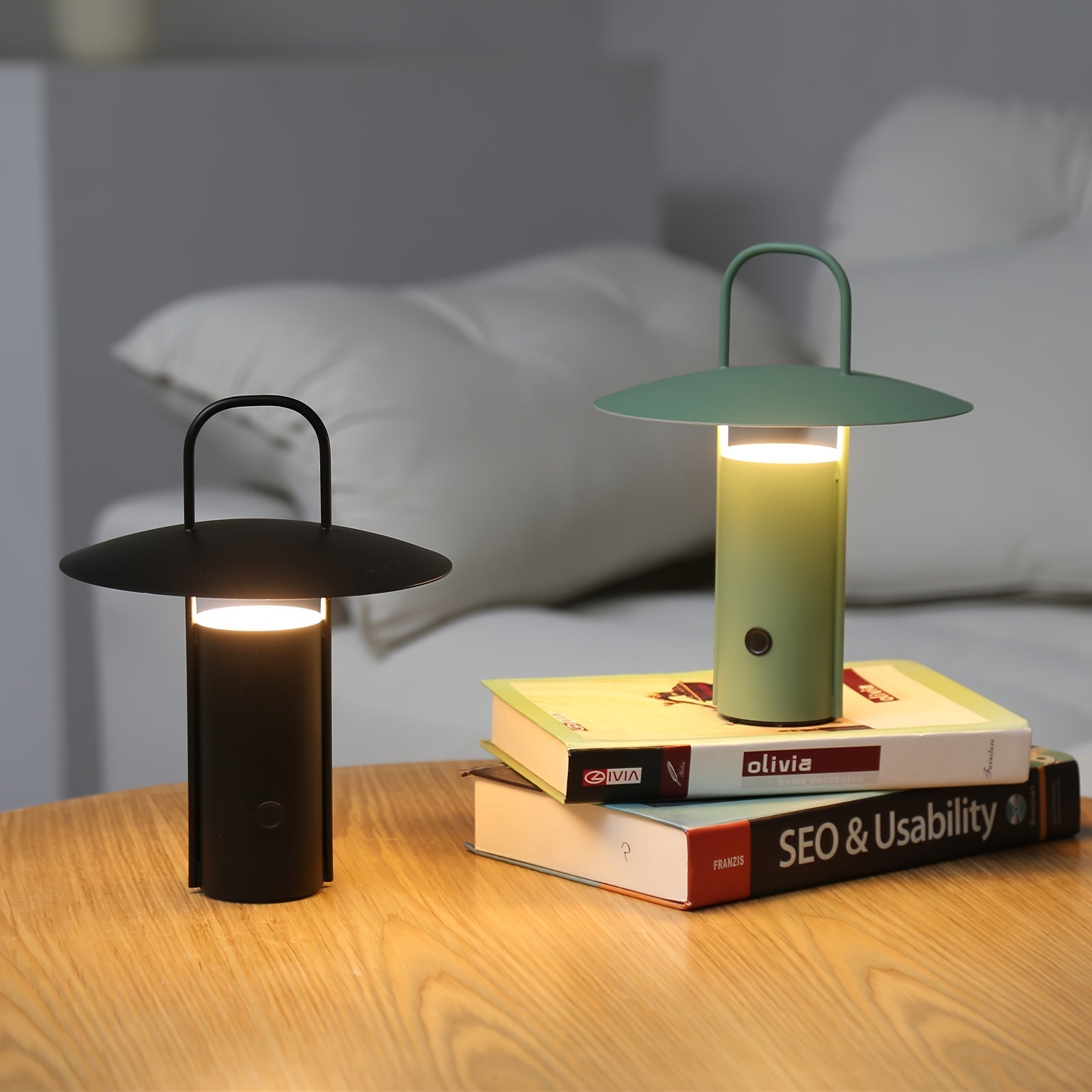 Wireless Metal Touch Table Lamp