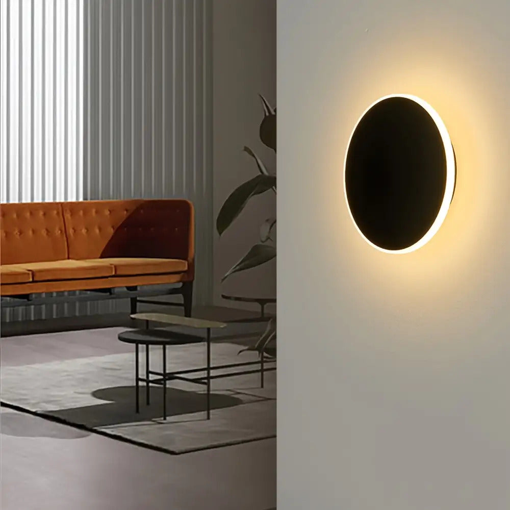 Minimalist Round LED Wall Light