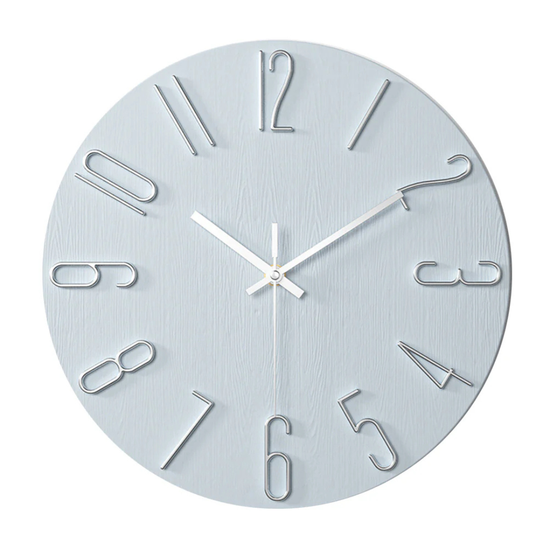 Noble Minimalist Gold Wall Clock
