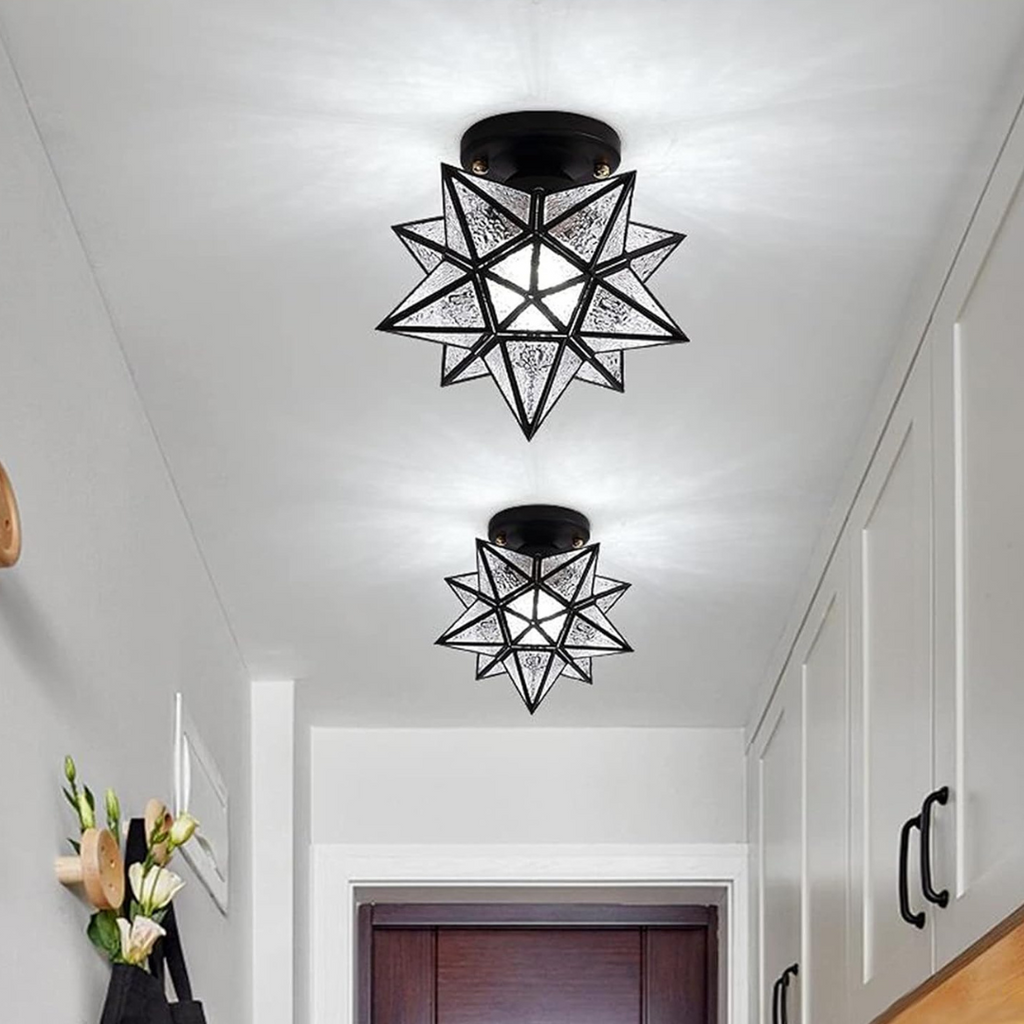 Xelio Geometric Star Ceiling Lamp