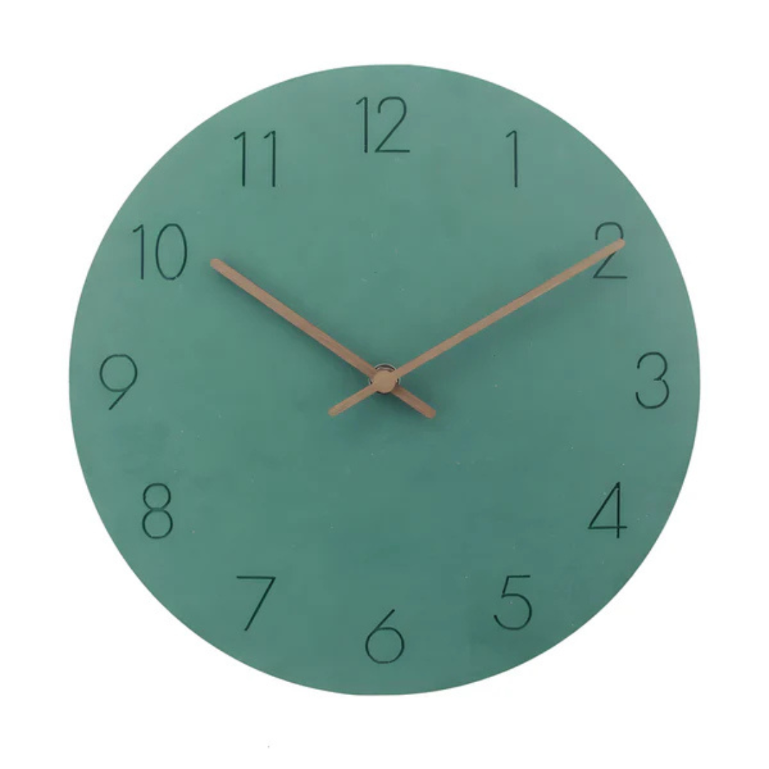 Nork Minimalist Wood Wall Clock