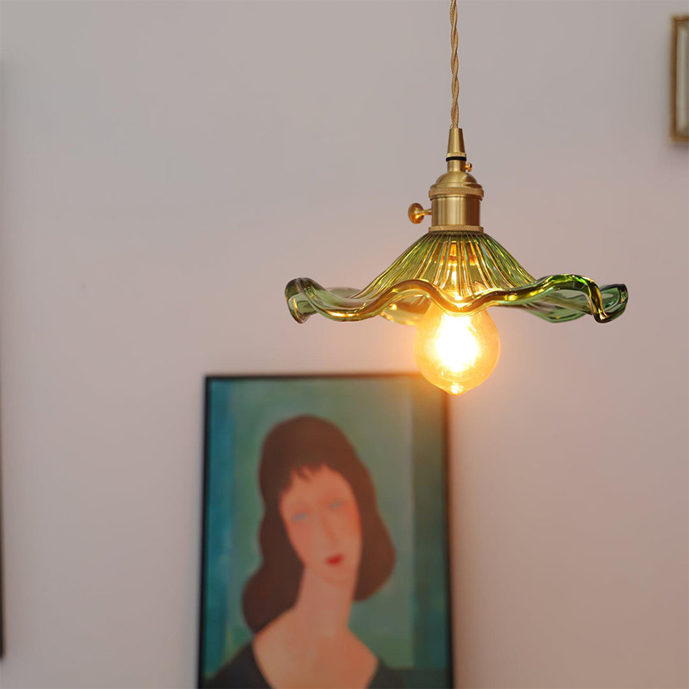 Flower Glass LED Pendant Light