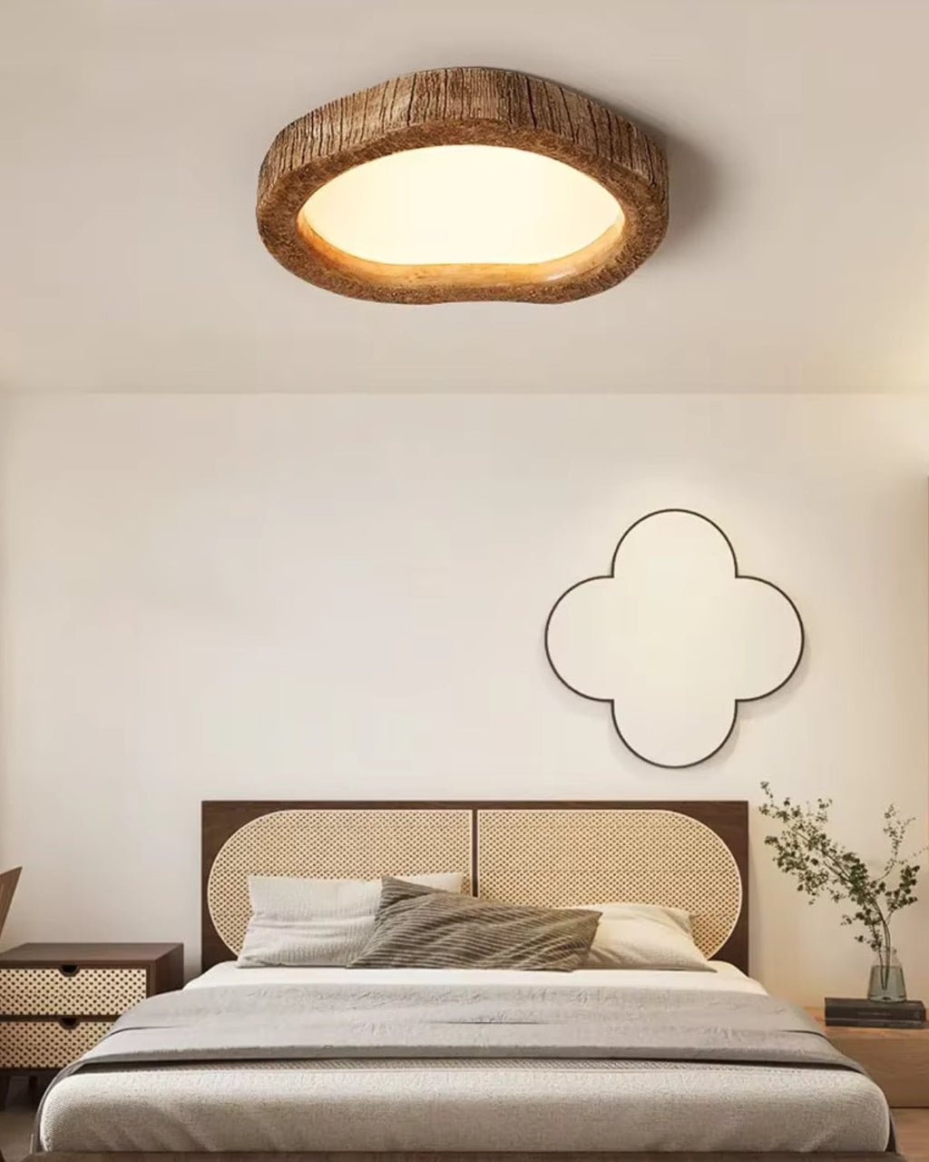 Le Halo Bois Wood LED Ceiling Light