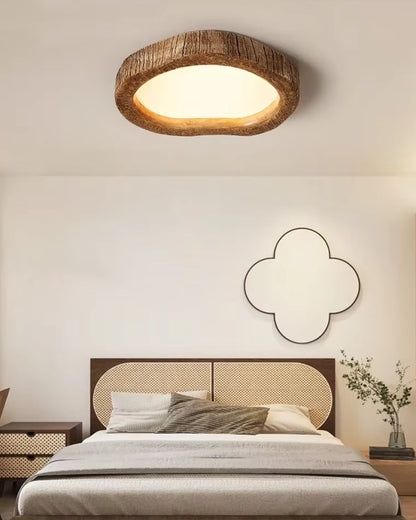 Le Halo Bois Wood LED Ceiling Light