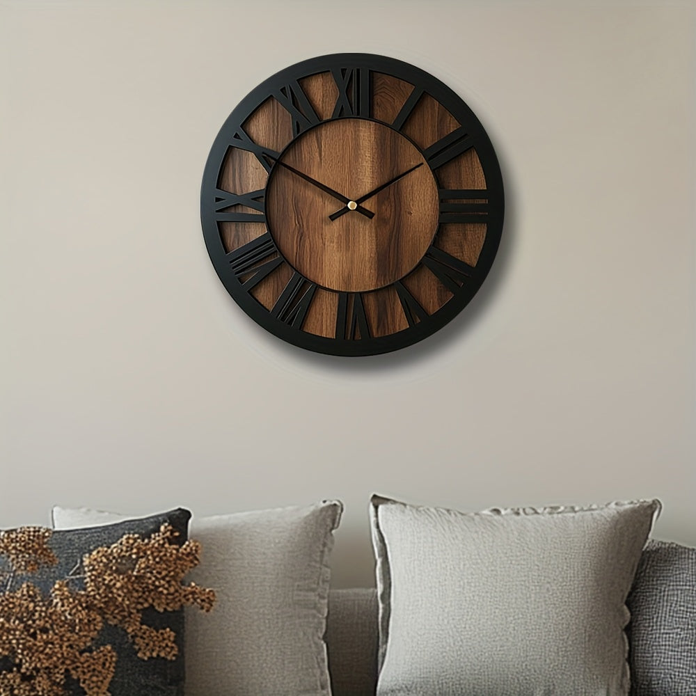 Vintage Roman Numeral Wall Clock