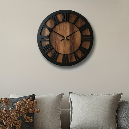 Vintage Roman Numeral Wall Clock