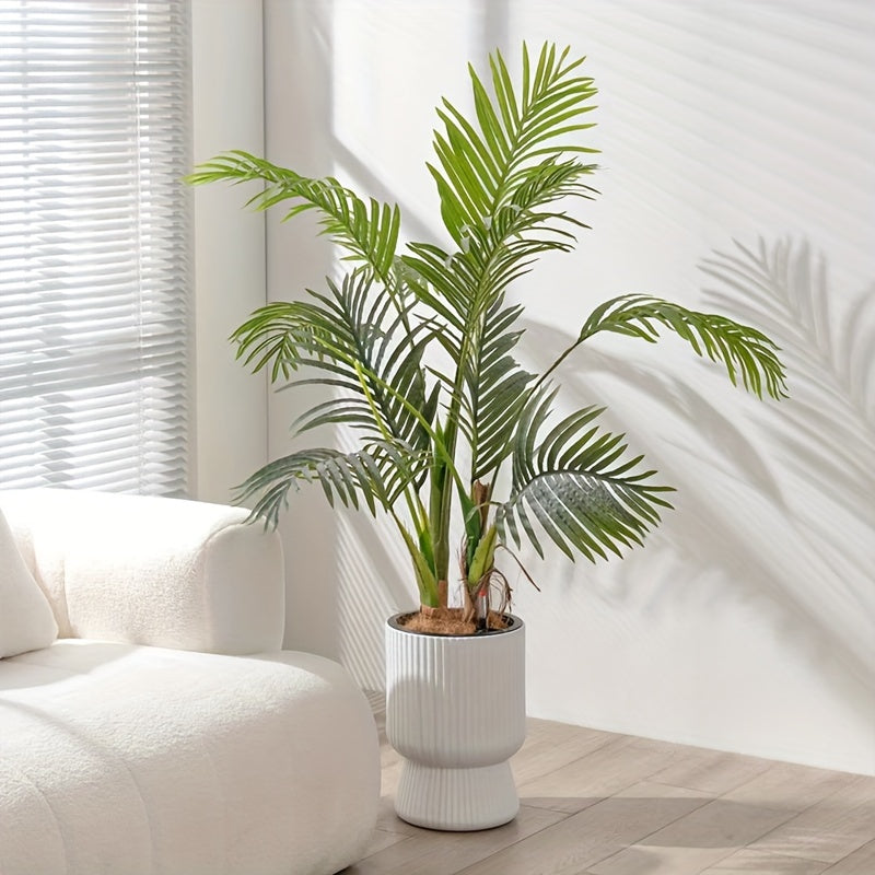 White Self Watering Wine Glass Planter