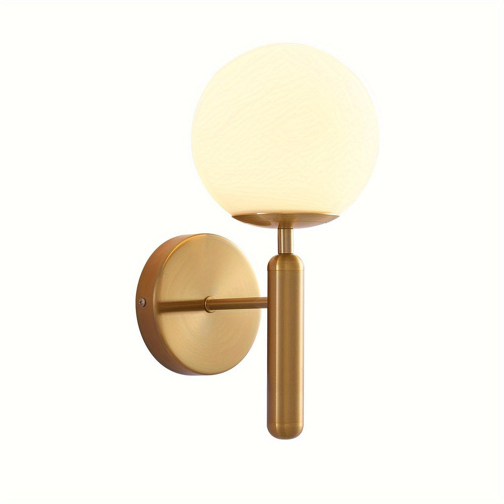 Modern Glass & Metal Wall Sconce