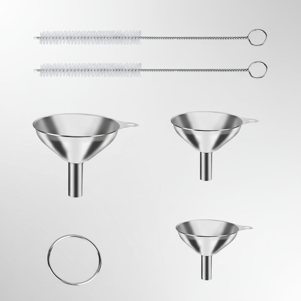 Stainless Steel Kitchen Funnel Set