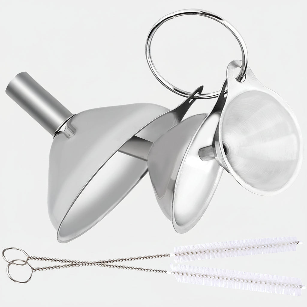 Stainless Steel Kitchen Funnel Set