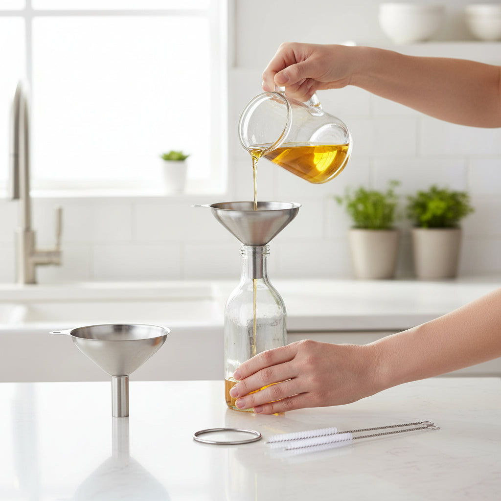 Stainless Steel Kitchen Funnel Set