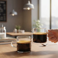 Glass Double Spout Espresso Measuring Cup