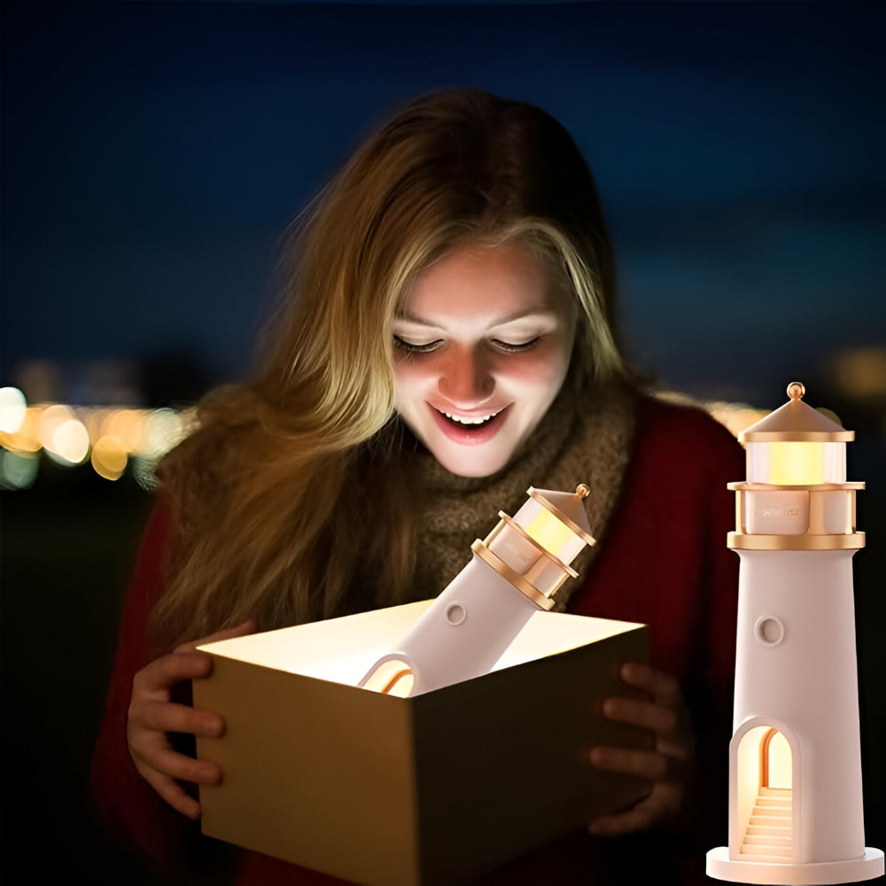 Lighthouse Projection LED Night Light
