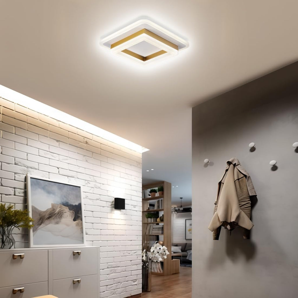 Square LED Flush Ceiling Light