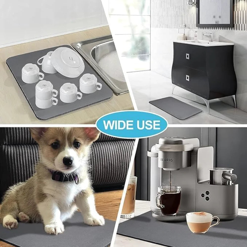 Absorbent Kitchen Counter Drying Mat