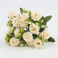 Artificial Hanging Rose Flower Basket